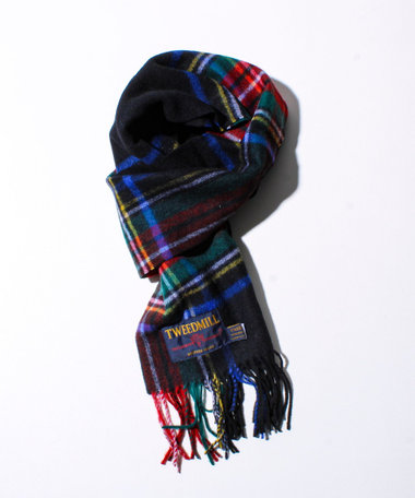 ［WEB限定 SPECIAL PRICE！］【TWEED MILL/ツイードミル】ウールチェックストール25