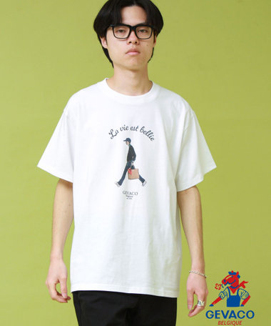 【GEVACO/ゲバコ】プリントＴシャツ
