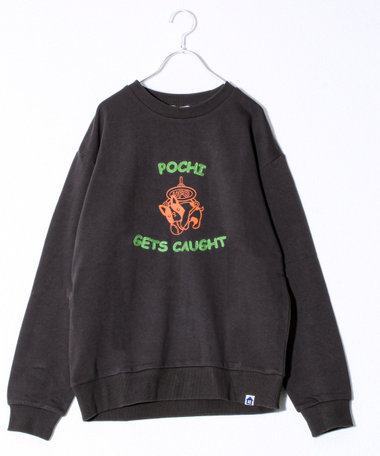 【FREDYMAC】POCHI GETS CAUGHT 裏毛スウェット