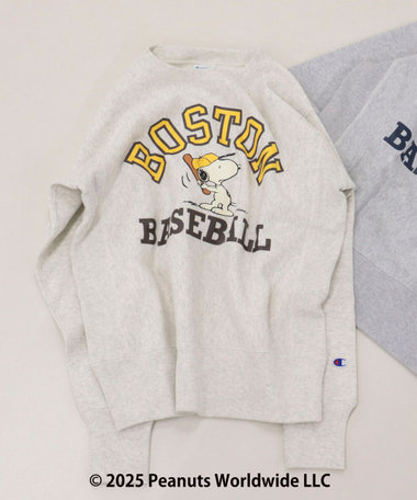 【Champion/チャンピオン】SNOOPY CREW SWEATSHIRT