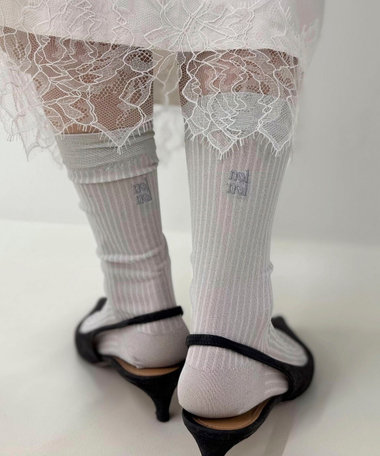 【nolnol/ノルノル】ラメシアーソックス