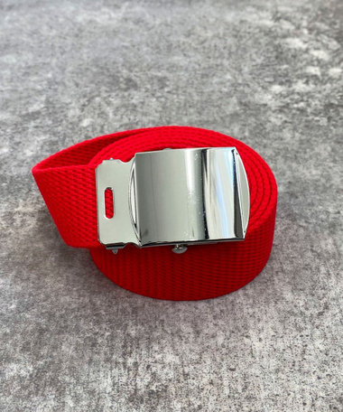 【atelier brugge/アトリエブルージュ】 シルバーバックルテープベルト