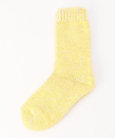 【H FOOT WEAR/エイチフットウエア】メランジプレーンソックス