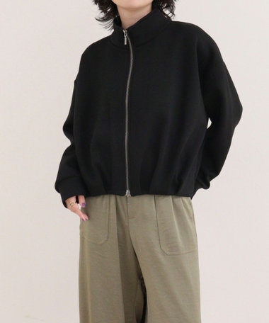 ダンボールハイネックZIPブルゾン