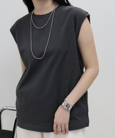 汗ジミ軽減天竺フレンチTシャツ