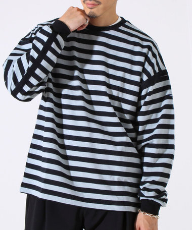 【配色ラインが差をつける】ボーダーアームテープロンT