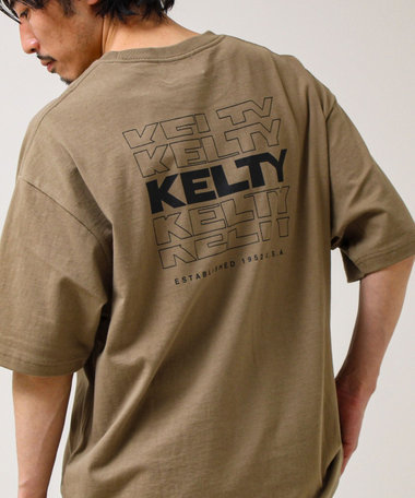 【KELTY×GLOSTER】別注 バックタイポロゴT