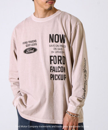 GOOD ROCK SPEED】FORD/フォード バックプリント ロングスリーブ