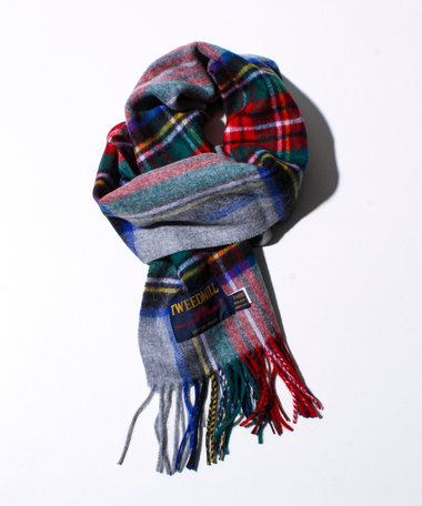 ［WEB限定 SPECIAL PRICE！］【TWEED MILL/ツイードミル】ウールチェックストール25