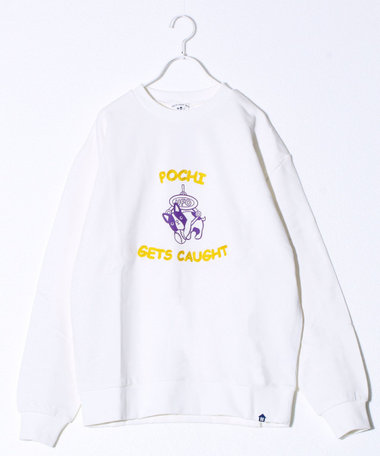 【FREDYMAC】POCHI GETS CAUGHT 裏毛スウェット