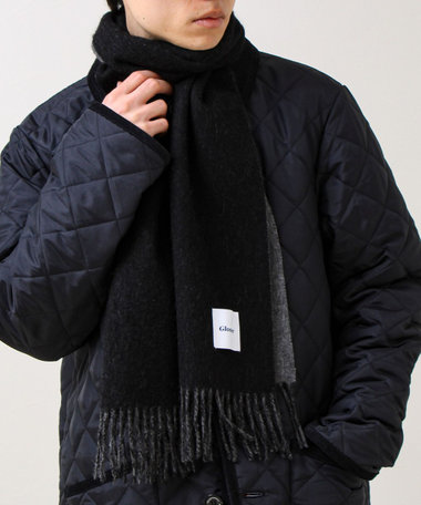 ［WEB限定 SPECIAL PRICE！］【カシミヤブレンド】ウールリバーシブルソリッドマフラー