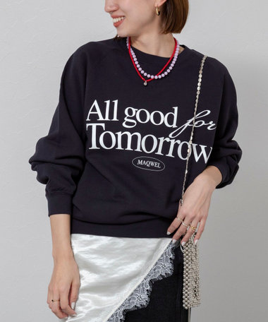 【MAQWEL/マクウェル】《セットアップ対応》ウォッシャブルAgfT SWEAT