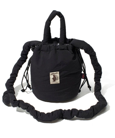 【COBMASTER】PADDED-MUFFIN DRAWSTRING SHOULDERBAG