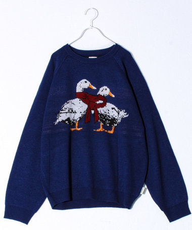 【FREDYMAC/フレディマック】アニマル柄 ジャガードニット