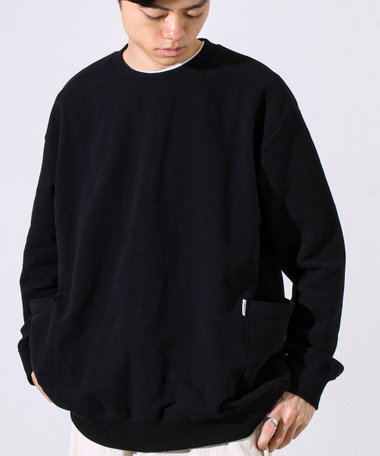 【ディテールで差がつく】バックステッチサイドポケットスウェット