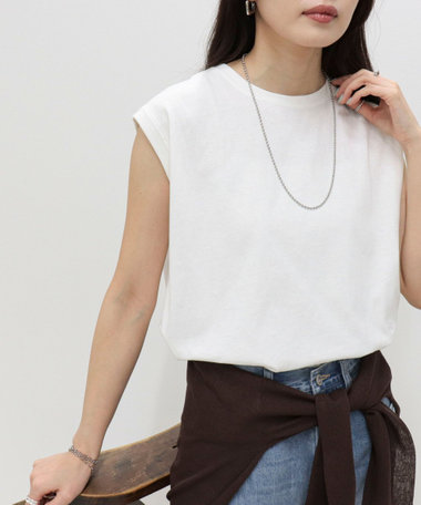 汗ジミ軽減天竺フレンチTシャツ