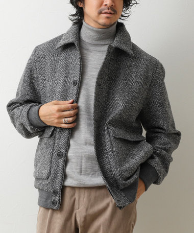 【HERNO/ヘルノ】Herringbone Wool Short 26AW