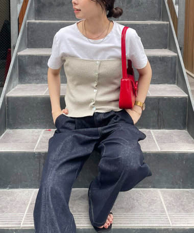 NOVESPAZIO ビスチェ trim_ofnls_item857ac1d05ec811e