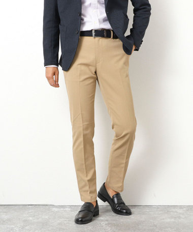 《ビジカジ対応》吸水速乾 ツイルストレッチスリムフィット 25AW