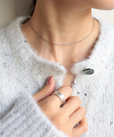 ステンレスキラチェーンマンテルネックレス