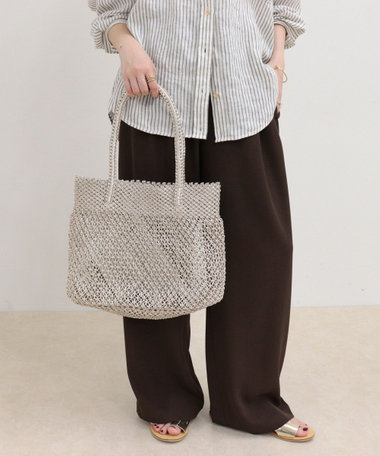 【BAGMATI/バグマティ】ラメコードメッシュトートバッグ