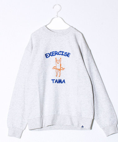 【FREDYMAC】EXCERCISING TAMA 裏毛スウェット