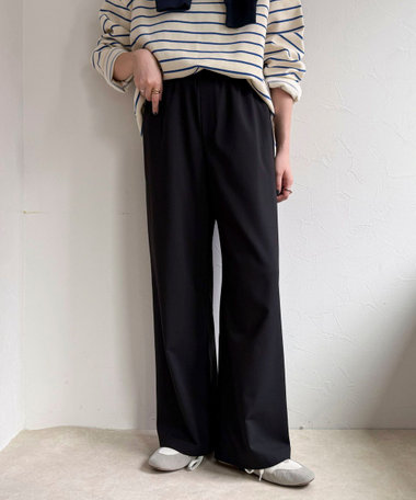 【人気シリーズ】TRイージーセミワイドパンツ