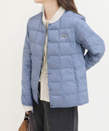 《別注》【TAION/タイオン】CREW NECK BUTTON DOWN JKT ダウンジャケット