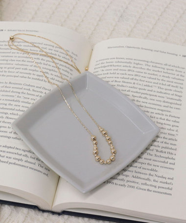 ボールメタルトップアジャストネックレス