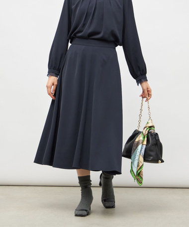 ☆美品☆NOLLEY'S フレア　スカート　ノーリーズ☆ ウォッシャブル割繊フレアスカート | NOLLEY'S(ノーリーズ