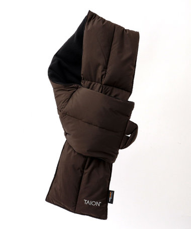 【TAION / タイオン】WORK DOWN SCARF 17