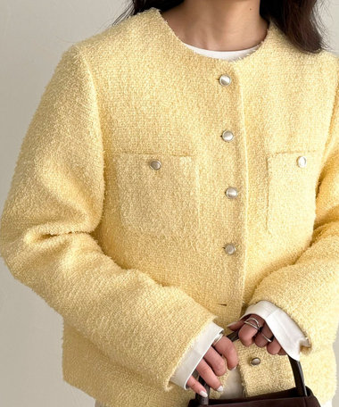 ノーカラージャケット｜ジャケット/アウター｜NOLLEY'S MALL