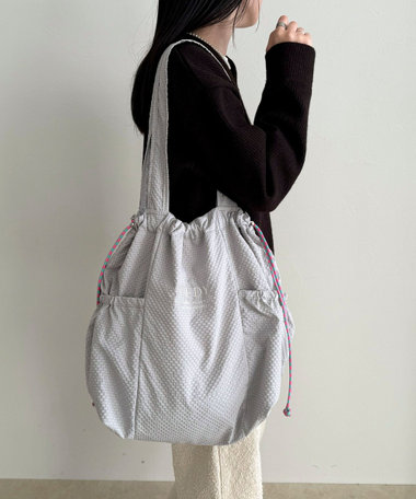 撥水サッカーサイドポケットトートバッグ