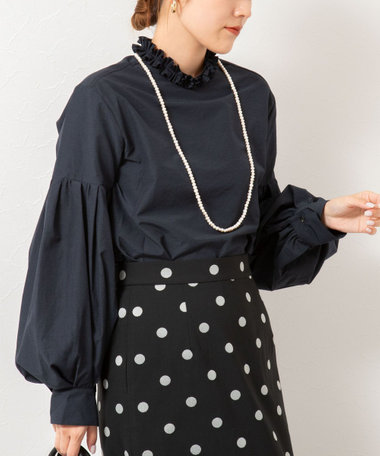 【送料込】新品未使用⭐︎ビースリー　 Aラインブラウス　Lサイズ WOMEN シャツ・ブラウス