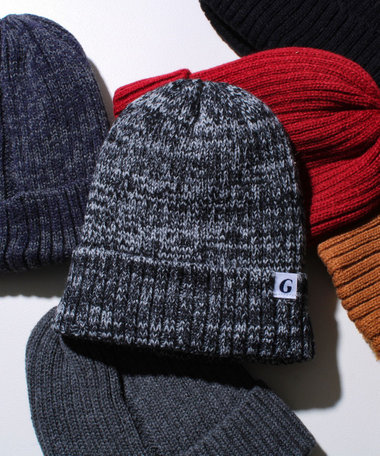 【GLOSTER/グロスター】裏ボア リブワッチ ニット帽