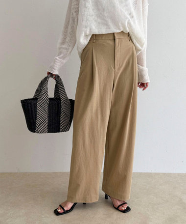 ハイゲージタックパンツ