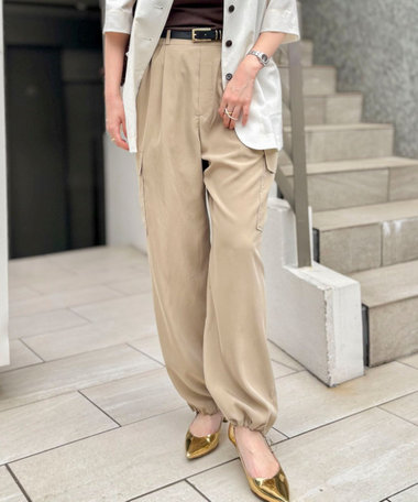 《セットアップ対応》ウォッシャブルサンドウォッシュカーゴパンツ