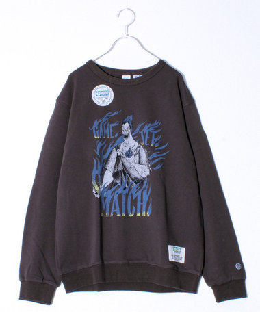 【DISCUS×Disney Villains】UNISEX ヴィンテージ風 裏毛スウェット