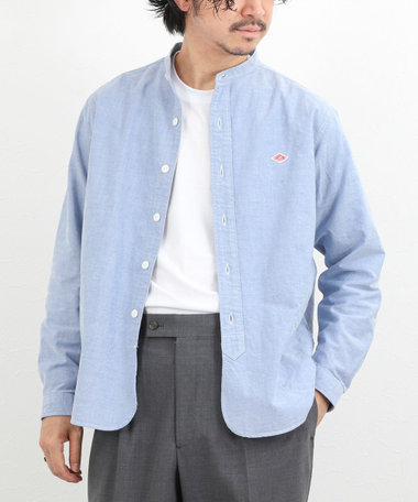 【DANTON/ダントン】DT-B0280SOX BAND COLLAR SHIRT LS 26SS
