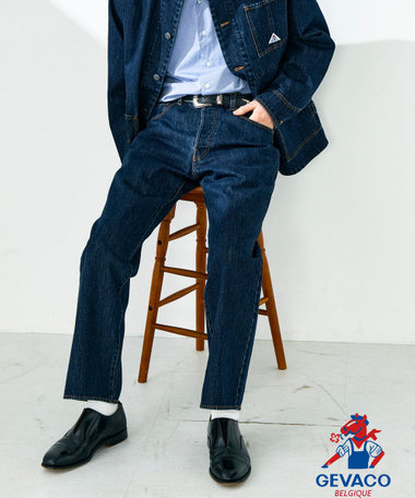 【GEVACO/ゲバコ】12ozストレートデニムパンツ