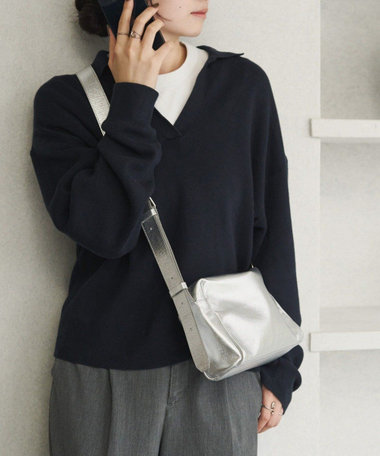 レザースクエアショルダーバッグ(CE-1575)