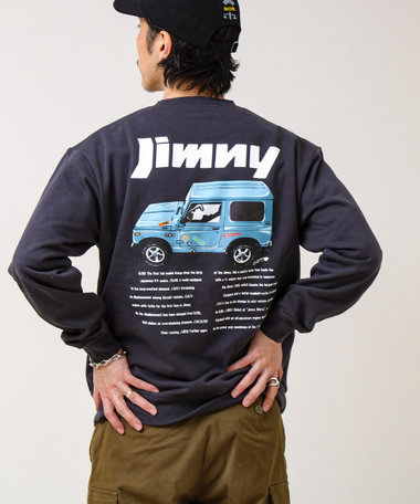 【ロングセラーコラボ】ジムニー×GLOSTER Suzuki Jimny 裏毛プリントスウェット