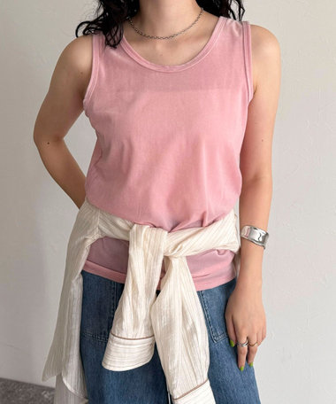 ベロアタンクトップ