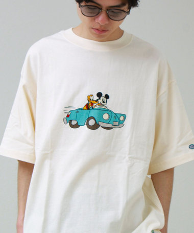 【DISCUS】Disney ミッキープリントTシャツ