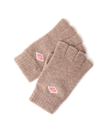 【DANTON/ダントン】WOOL KNIT FINGERLESS GLOVES DT-H0307 GPW