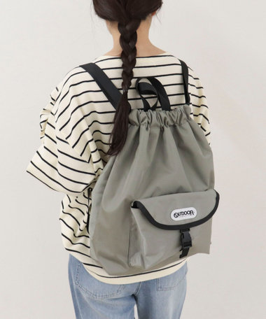 【OUTDOOR PRODUCTS 】フロントポケットナップサック
