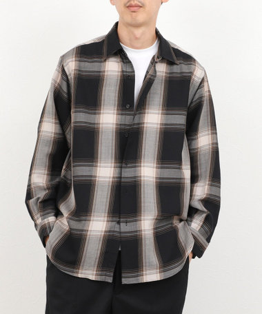 【BATONER/バトナー】OMBRE CHECK REGULAR オンブレチェック レギュラーシャツ 26AW
