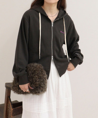 【Champion/チャンピオン】DOUBLE ZIP HOODED SWEATSHIRT