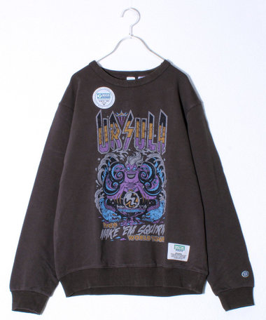 【DISCUS×Disney Villains】UNISEX ヴィンテージ風 裏毛スウェット