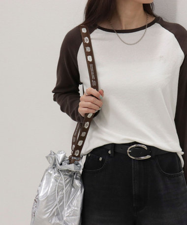 【JOli JOli/ジョリジョリ】ジャガードマルチストラップ L